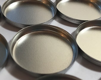 Empty Eyeshadow Pans - 26 mm Eye Shadow Pans - Tin Eye Shadow Pans - Magnetic Eye Shadow Pans