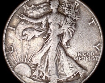 1916-1947 Walking Liberty Half Dollar 90% Silver