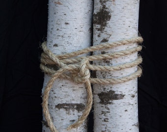 Real Birch Logs 4" - 5" diameter, White Birch Logs, 5" Birch Logs, 4" Birch Logs, Fireplace Log, Wood Log, Decorative Logs. Large Birch Logs