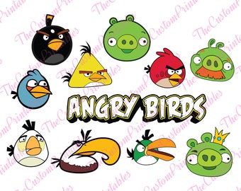 Download Angry birds svg file | Etsy