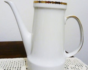 Vintage porcelain 50 years Caffèttiera/Porcelain coffee pot vintage 50s