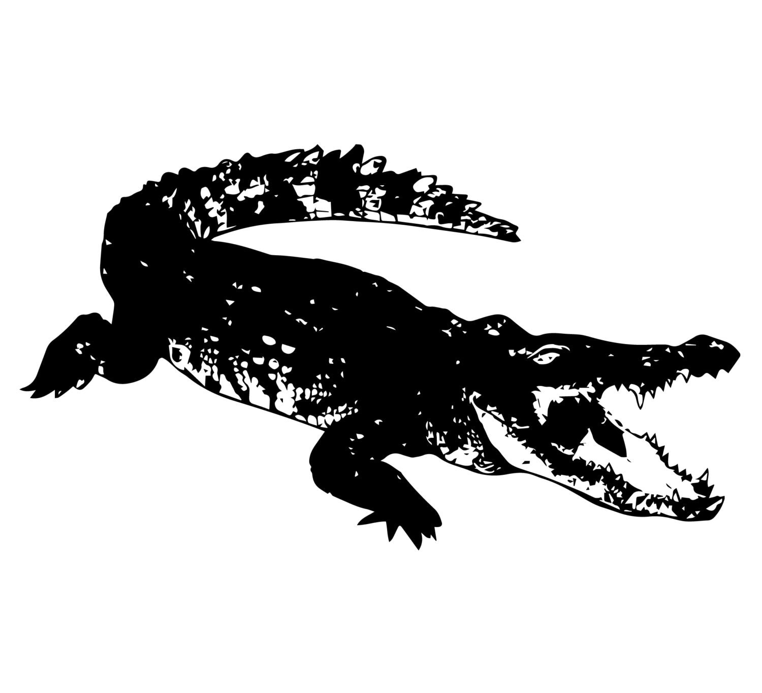 Crocodile Svg svg files silhouette cameo svg cutting svg