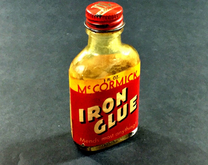 Vintage Advertising McCormick Iron Glue