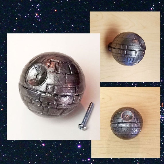 Death Star Star Wars Pull Knob Custom Star Wars Home Decor