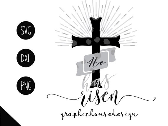 Download Easter svg He has risen svg easter cutting file christian