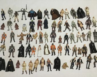VIntage Star Wars Action Figure Lot - 60+ Figures - 1990's