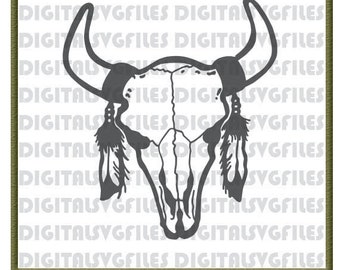 Digital File Cow, Cow Skull svg, Farm Cow Vector SVG/DXF/PDF File for Vinyl Cutting Machine, Farm Cow Tribal Art Files