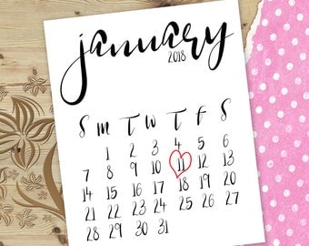 Due date january calendar Due date reveal calendar Pregnancy reveal calendar Due date announcement calendar Printable pregnancy announce