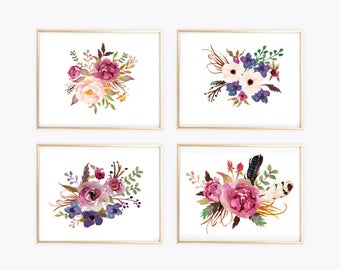 Wall Art Flowers wall art print | etsy Wall Art Flowers wall art print | etsy