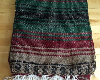 Mexican blanket, meditation, yoga, road trip, travel, bohemian, picnic