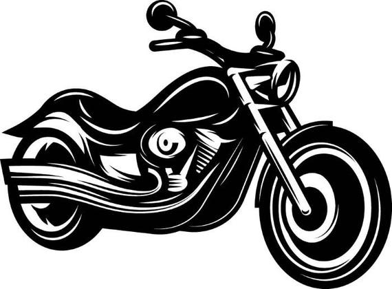 Motorcycle 2 Bike Biker Repair Shop Logo Svg Eps Png