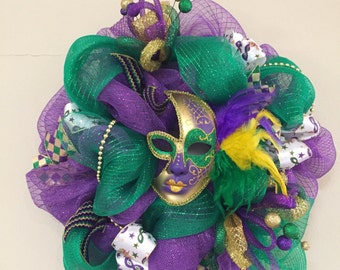 Items similar to Mardi Gras Ribbon Tree on Etsy