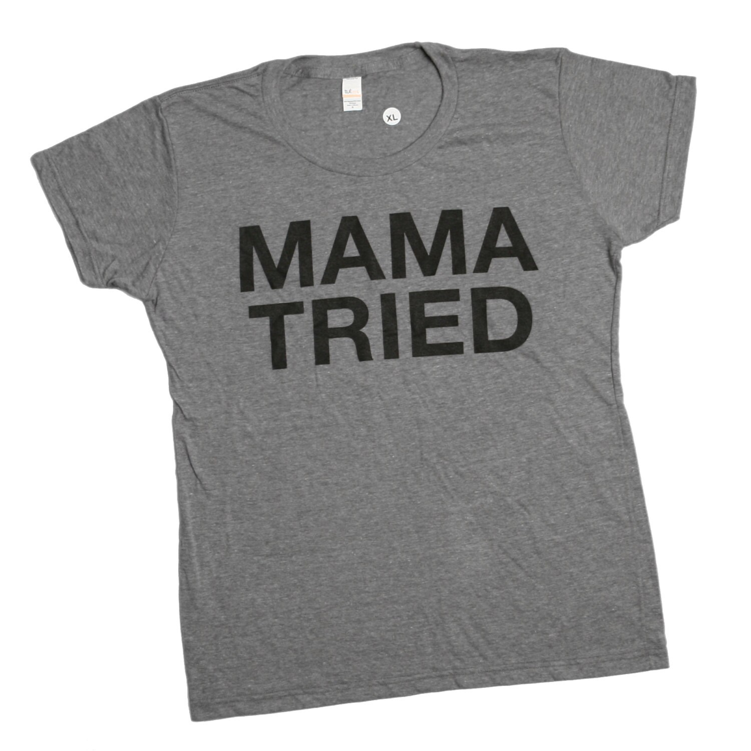 Mama Tried T-Shirt Merle Haggard Heather Grey Gym Top Crew
