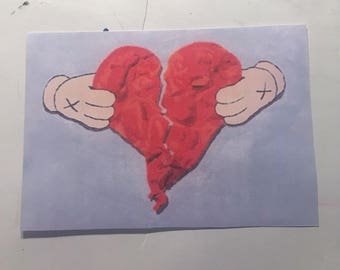808s and Heartbreak Artwork Stickers