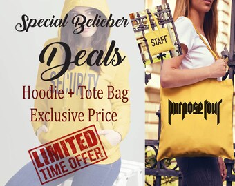 Hoodie Purpose Tour Yellow security Justin B. collection