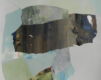 Original mixed media on paper. 'Bass and Flinders' 2016