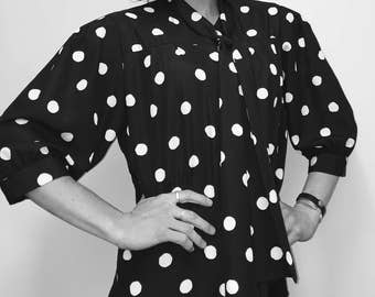 Vintage PolkaDot Blouse 8