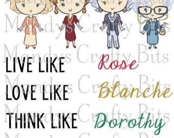 SVG Golden Girls 3 file set