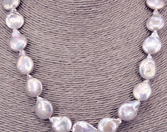 Pearl Necklace Baroque necklace PKE102