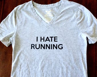 I hate running | Etsy