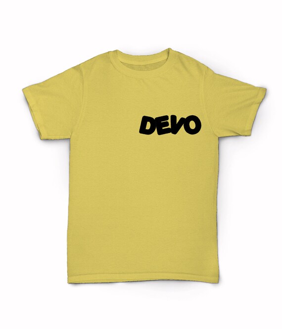 Devo logo T-shirt 80's rock band group hats whip it I