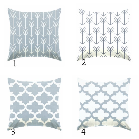 SALE steel blue pillow slate blue pillow by ModishHomeGoods