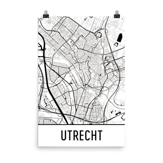 Street map Utrecht Netherlands
