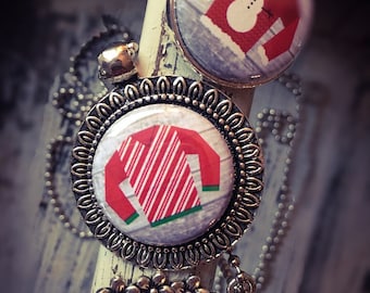 Ugly Christmas Sweater, Jewelry, Ugly Christmas Sweater Necklace, Pendant, Ugly Sweater Necklace, Ugly Sweater Pendant