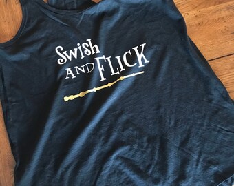 Harry Potter Tank Top, Women's Tank Top. Swish and Flick