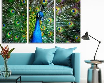 Peacock wallpaper | Etsy