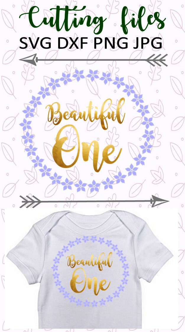 Download First Birthday Svg One svg Baby girl svg Cut File Birthday ...