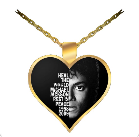 Michael Jackson GoldPlated Pendant Necklace Michael Jackson