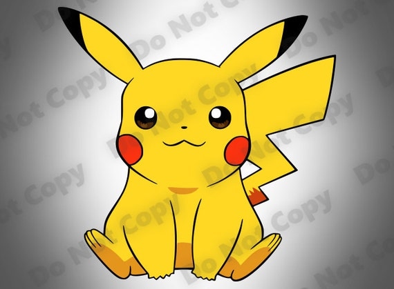 Download Pikachu SVG High Quality Layered Colors Cutting Files