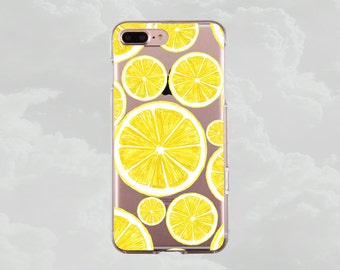iPhone 7 case.iPhone 7 Plus case.iPhone 6s case.iPhone 6s Plus case.iPhone 6 case.iPhone 6 Plus.Clear phone case.Food case.Lemons.Lemonade