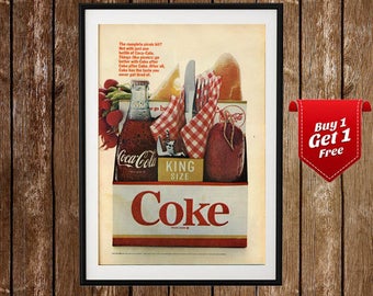 Vintage coke ad | Etsy
