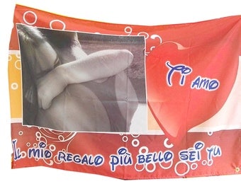 Banner with a dedication personalized 70x100 cm