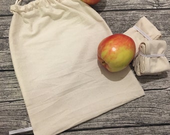 Reusable produce bags, zero waste shopping bags, bags for bulk bin, eco friendly food bags, reusable produce bags