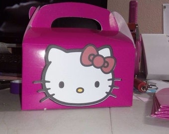 Hello kitty treat box, for party favors