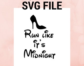 Disney SVG Disneyland Princess Cinderella SVG Cricut cut file for diy cute decorations, birthday invitations wedding invitations, disney svg