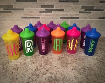 Monogrammed Sippy Cups