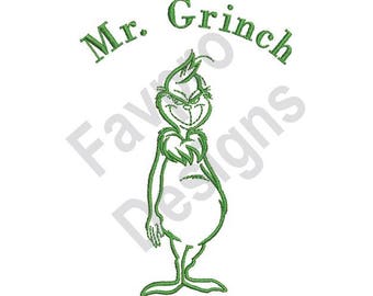 Mr. Grinch - Machine Embroidery Design