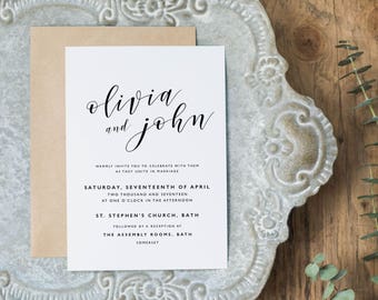 Editable Wedding Invitation Template, Printable Wedding Invitation, Wedding Invitation Printable, Wedding Invitation Download - KPC01_102