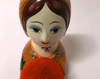 Lady pin cushion bank
