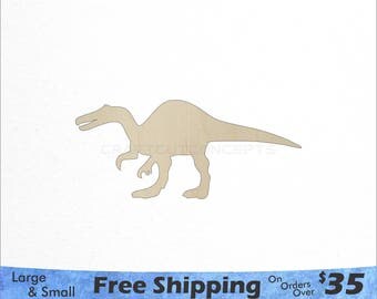 Large Dinosaur Shape - Large & Small - Pick Size - Laser Cut Unfinished Wood Cutout Shapes (SO-0033)