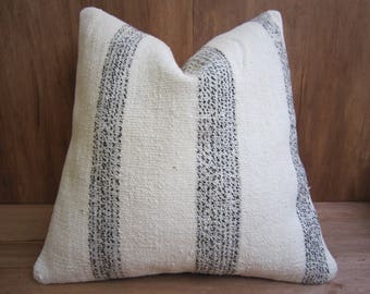 home living,home decor,vintage,kilim pillow,turkish pillow,rustic decor,handwoven pillow,throw pillow,accent pillow,16x16,decorative pillow