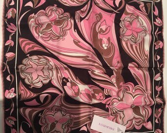 Vintage Emilio Pucci silk scarf with tags