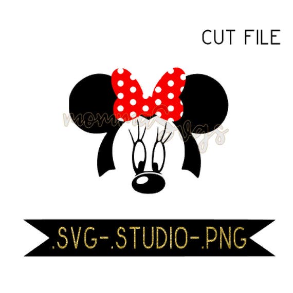 Download Minnie Half Head Svg Studio Png Cut File