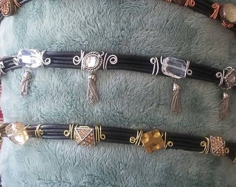 Glitz Galore Chokers/Wrap Bracelet Combo