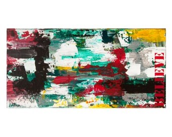 Abstract Acrylic Painting - Mixed Media