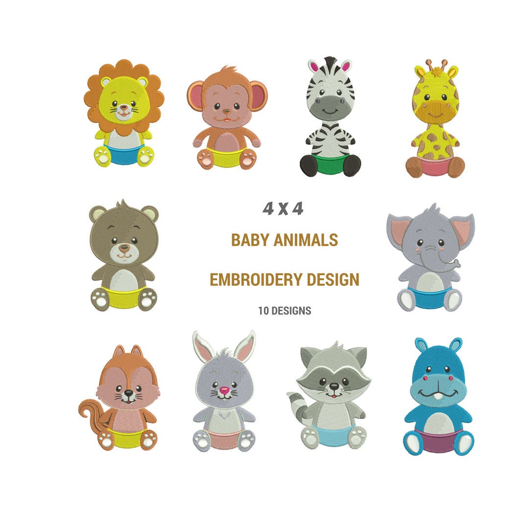 Baby animals jessecmault designs safari machine jessecmault
